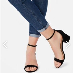 NWT black sandals
